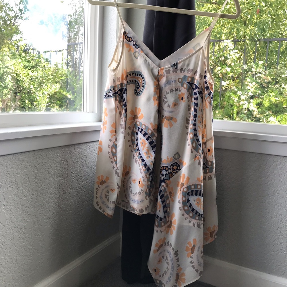 Asymmetrical Multi-colored Top